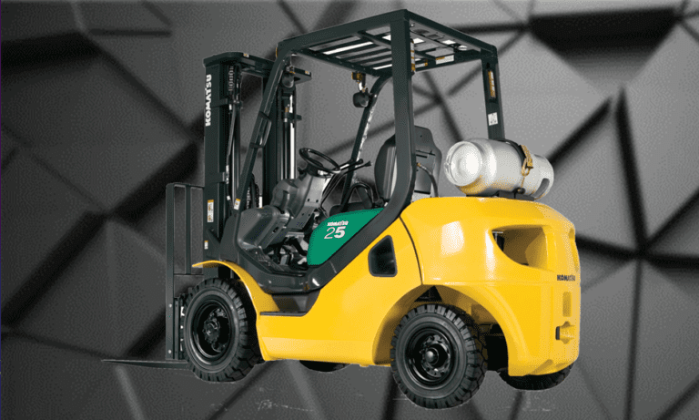 Empilhadeira Komatsu disponível para locação e manutenção